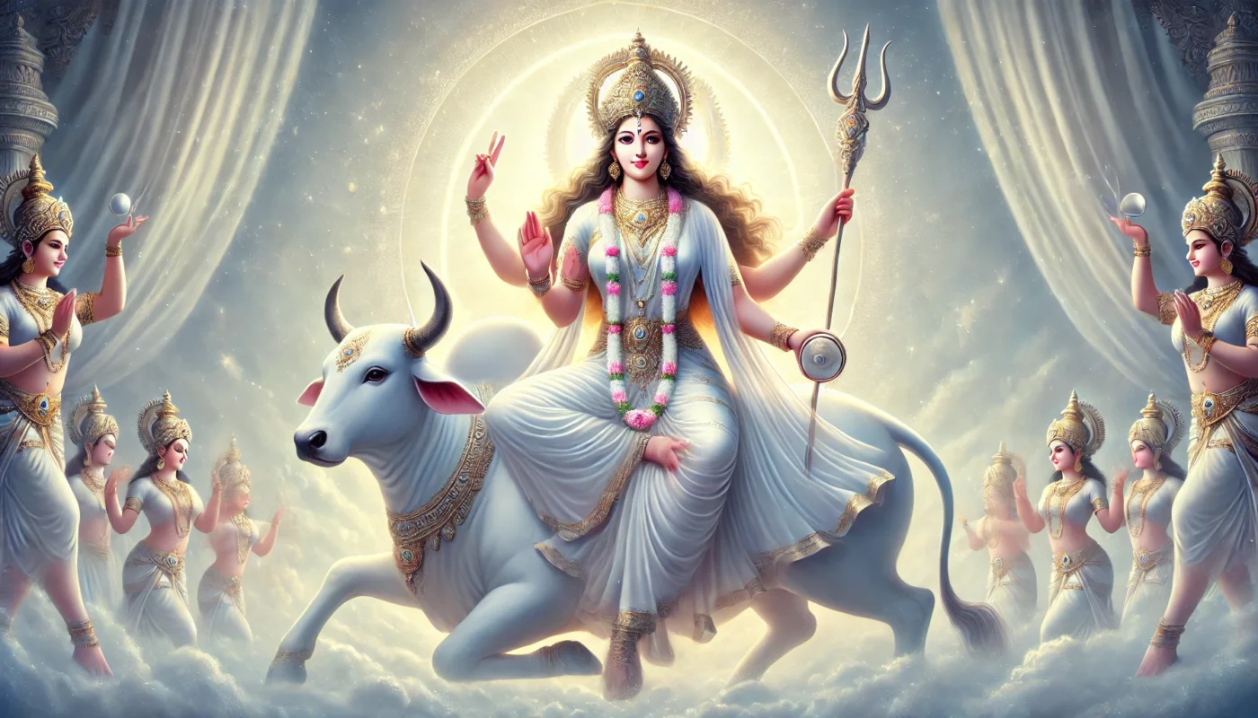 The eighth day of Navratri is dedicated to mahagauri