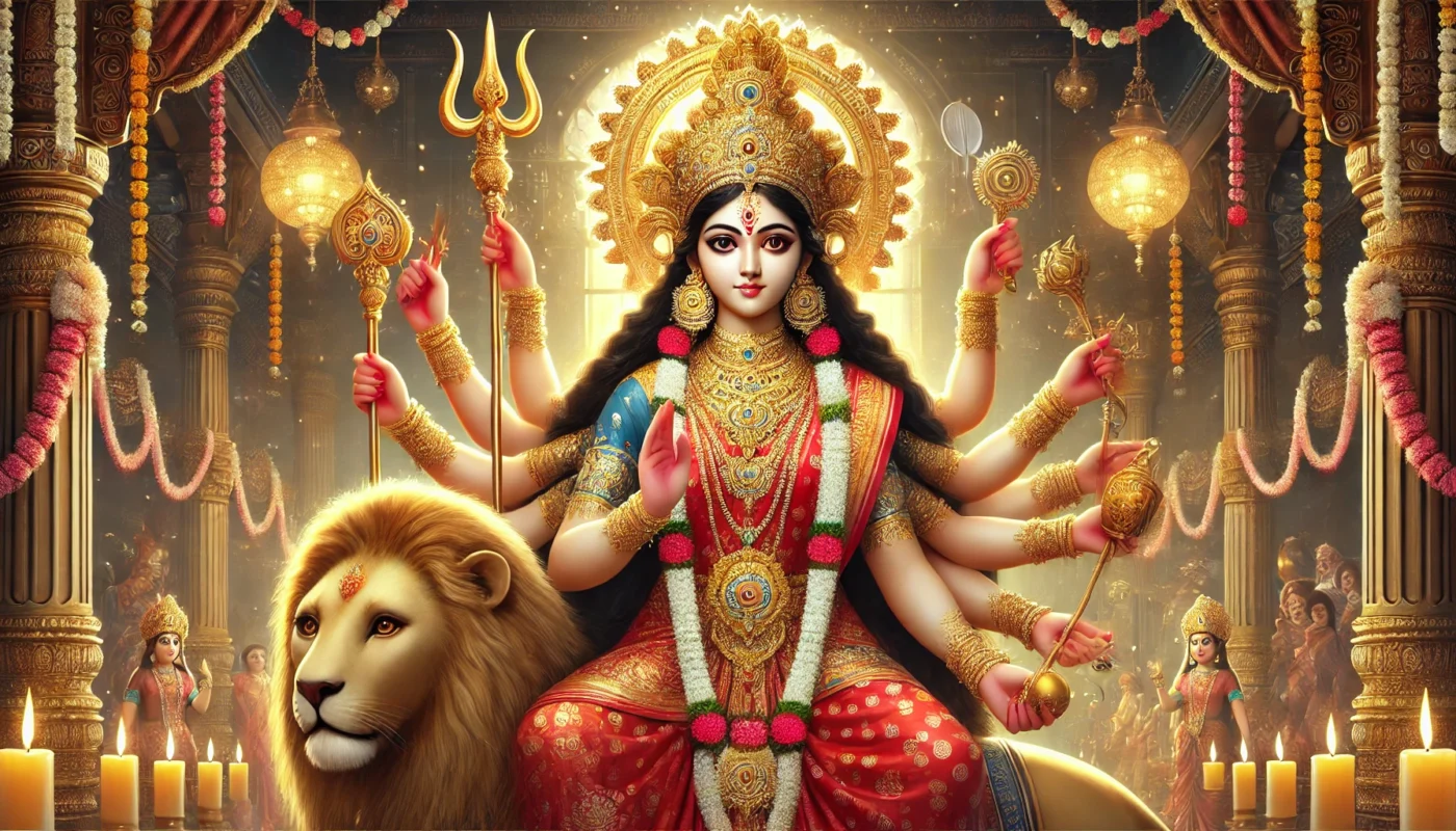 the divine form of ma durga 