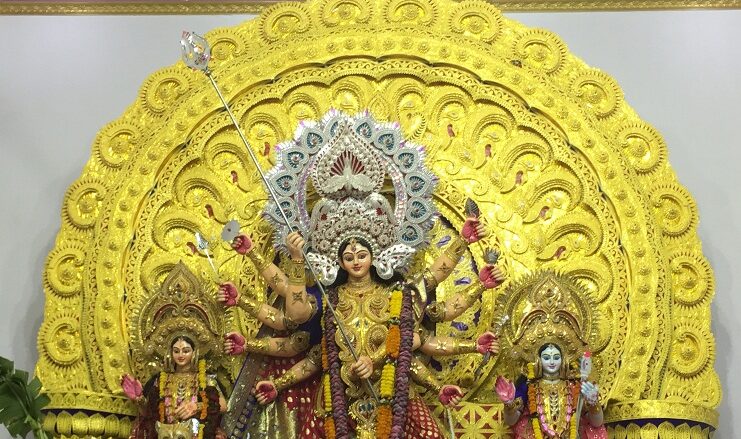 ma durga pandal during navratri