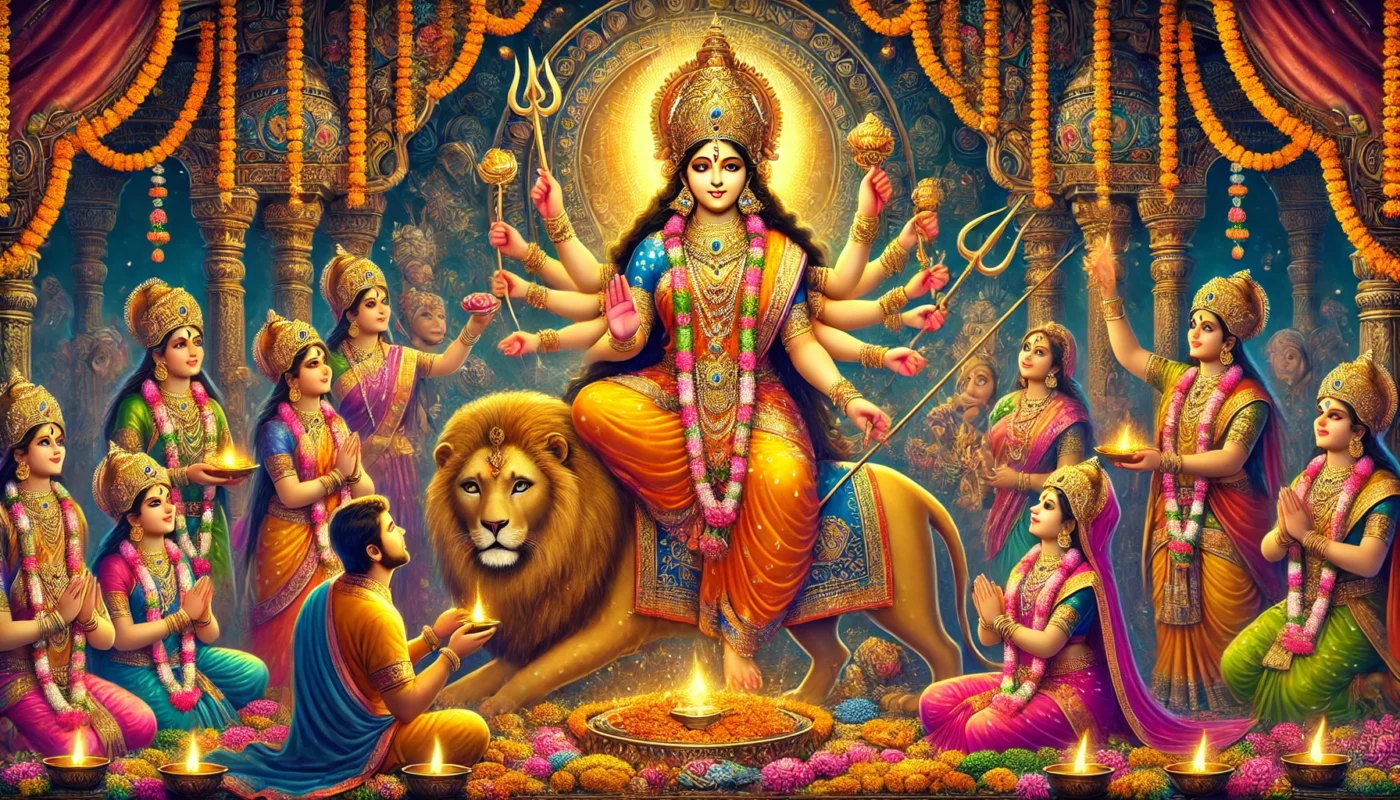 ma durga is worshipped in her 9 forms during navratri