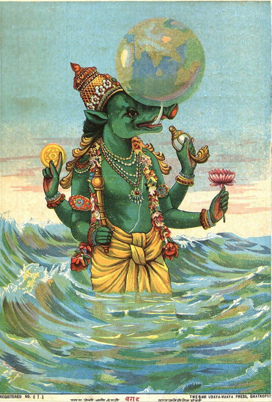 varaha avatar form of lord vishnu