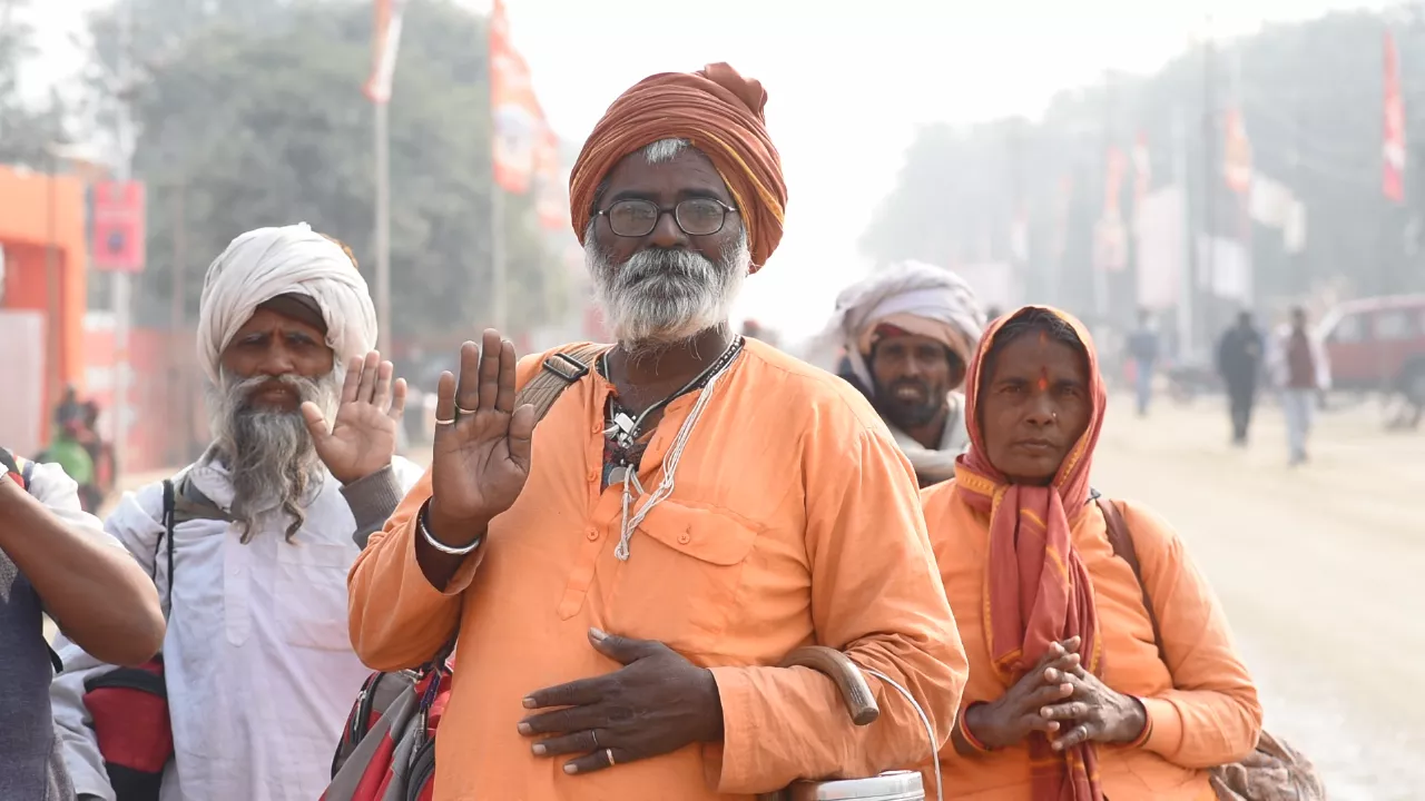 bhagvan vishnu akharas in kumbh mela 